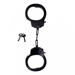 Наручники стальные черного цвета Be Mine, One Size