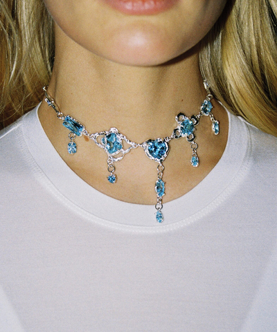 Колье PARURE / PART1 BLUE