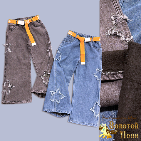 Джинсы начес девочке (7-12) 250830-AT831