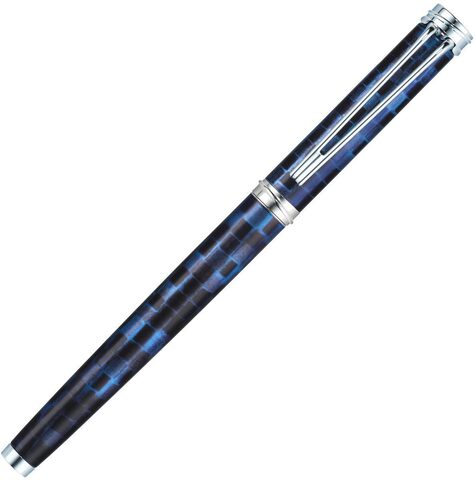 Ручка перьевая Waterman Harmonie Lacquer Patio Blue & Grey CT, F (S0701660)
