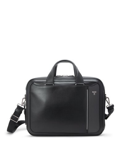 Портфель тонкий кожаный Hannover/Black