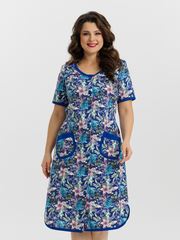 4728 Халат на пуговицах