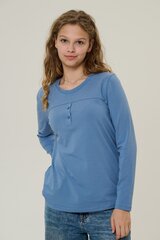 Лонгслив женский голубой