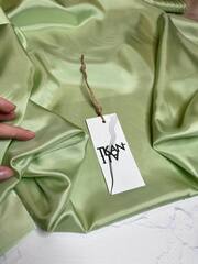 Подкладочная однотонная вискоза с добавлением ацетата (97%вискоза/3%ацетат, Фисташковый росток, 135, 70 гр/м2)