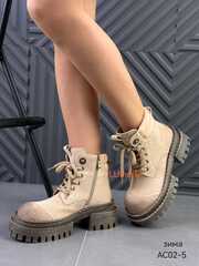 Ботинки зима нат. кожа по 6 пар (36-40)р./ 02-5