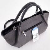 Сумка Саломея 362 македония серый + черный