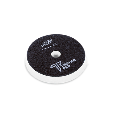 Zvizzer Thermo Pads MEDIUM 140/20/125мм - Полировальный термостойкий поролоновый белый круг средне жёсткий 16 kPa