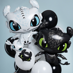 К Фигура, Любимый Дракон, Белый, 32''/81 см, 1 шт. (В упаковке)