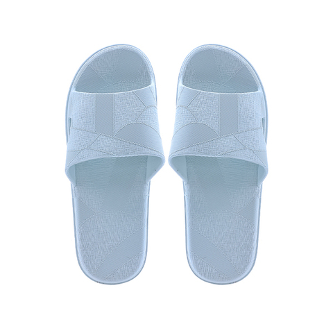 (1,5PV)Kardli Женские шлепанцы Абстрактные геометрические шлепанцы Светло-голубые (37-38)