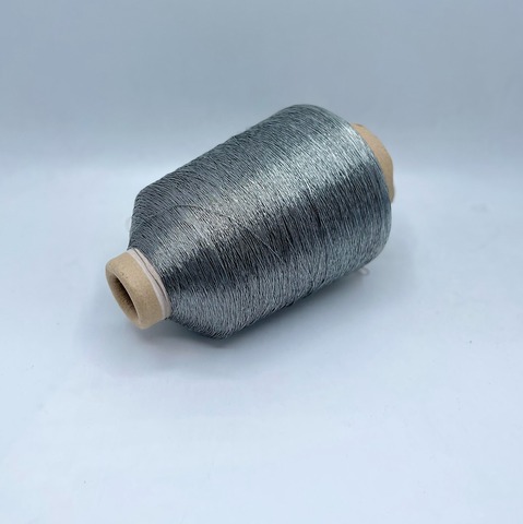 Kyototex, Abigail 450м / 100 гр. 14% Металлик (Люрекс). 73%Вискоза. 13% Японская бумага, Серо-зеленый(11), арт.37009