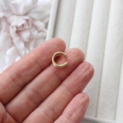 Кафф с отверстием для подвесок 12*5 мм, позолота, Ш135