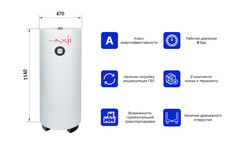 Водонагреватель косвенного нагрева AXIS THERM X 100