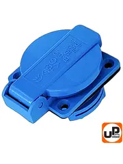 Розетка UNITED PARTS 220В, 16А, IP44, 1Ф (90-0628)