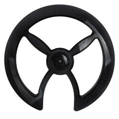 Защита системы 46/48 универс. c крепл. под полую каретку. пластик черная (5-352649)