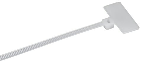Хомут P6.6 маркерный белый 2,5х100мм 100шт/упак IEK