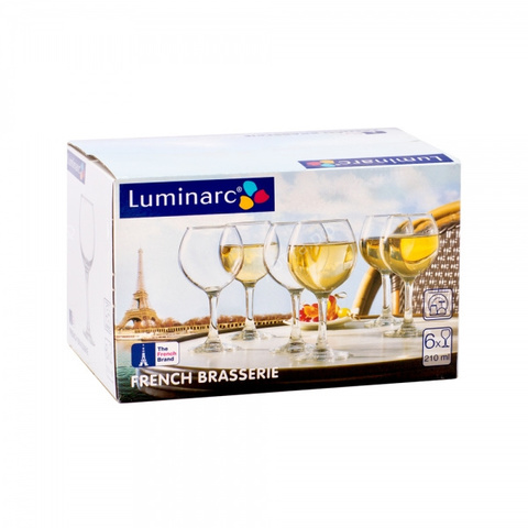 Набор фужеров Luminarc Французский ресторанчик 210 мл (6 шт) - купить 2