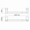 WasserKRAFT Leine K-5091 (ранее К-5022D) Держатель бумажных полотенец