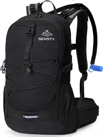 Картинка рюкзак велосипедный Semsty 9115-NW Black - 10
