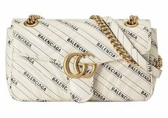 Маленькая сумка Gucci GG Marmont The Hacker Project белый