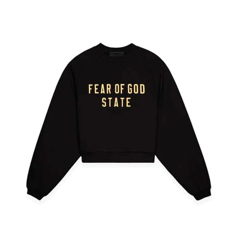 Свитшоты Logo Crop Sweater in Cotton Fleece