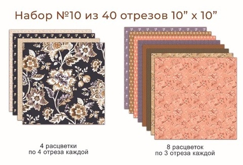 Набор ткани для пэчворка Специи волшебного сада JulidoQuilt
