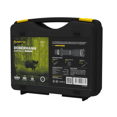 Фонарь Armytek Dobermann Hunting Kit White