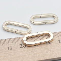 Замок-кольцо, цвет золото, размер 24*11 мм, цена за 1 шт