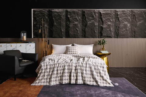 Покрывало 220x240 Sofi De MarkO Эрнесто серое