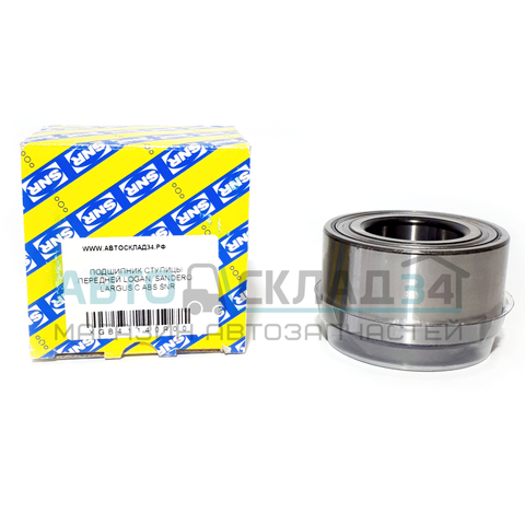 ПОДШИПНИК СТУПИЦЫ ПЕРЕДНЕЙ LOGAN, SANDERO, LARGUS С ABS SNR