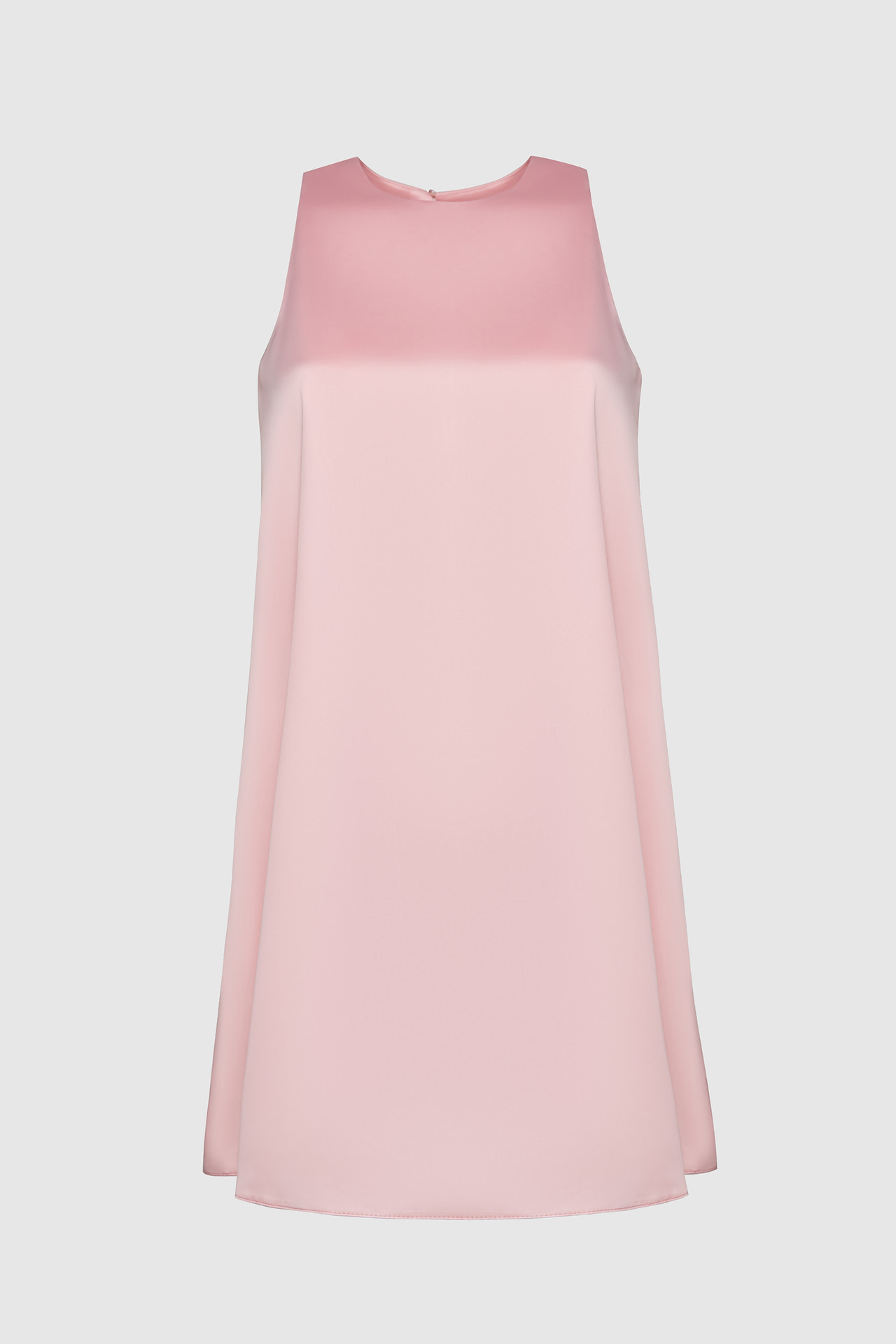 Платье-мини  из атласа