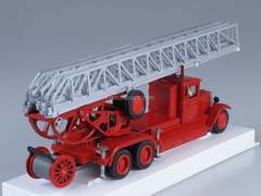 ZIS-6 Metz Automotive Fire ladder LOMO-AVM 1:43