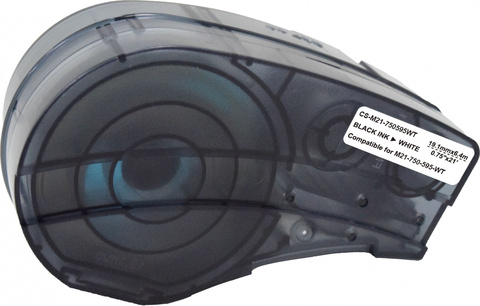 Картридж ленточный Cactus CS-M21-750595WT черный для Brady BMP21-PLUS, BMP21-LAB