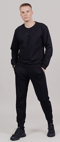 Хлопковый спортивный костюм Nordski Simple Black, мужской NSM813100-NSM828100