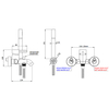 Remer MC02 Смеситель для ванны Metrica MC02, хром, шт