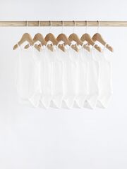 Боди с коротким рукавом для малышей Next T25-694, 7 шт., Белый