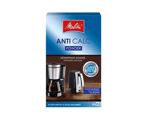 Очиститель от накипи Anti Calc для капельных кофеварок Melitta, 6 шт. х 20 г