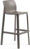 Стул пластиковый барный Nardi Net Stool, тортора