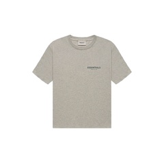 Футболка Fear of God Essentials Tee Dark Heather Oatmeal, FOG-FW21-222