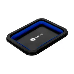 Тарелка магнитная КОБАЛЬТ для крепежа, СКЛАДНАЯ, силиконовая, 150 х 132 мм, высота 15мм/45мм, блистер (919-449)