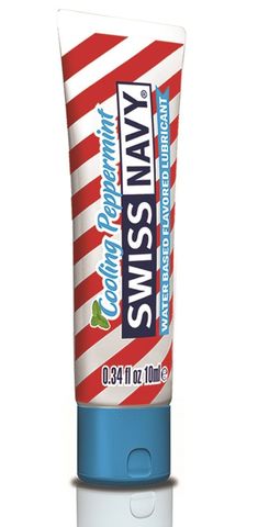 Лубрикант Swiss Navy Cooling Pepermint Lube с ароматом мяты - 10 мл. - Swiss navy Flavor Lubes SNFCP10ML