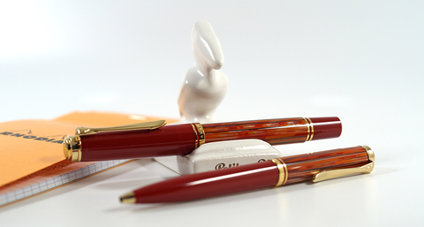 Ручка шариковая Pelikan Souverän® K600 SE 2020, Tortoiseshell-Red  (815871)