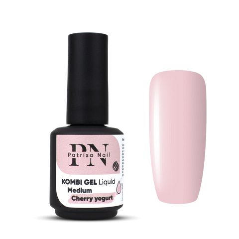 Patrisa Nail, Комби гель камуфлирующий Kombi Gel Liquid Medium Cherry yogurt 16 мл
