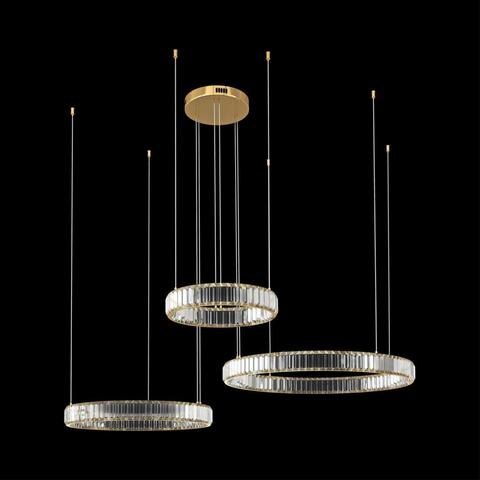 Подвесной светильник Loft It Crystal ring 10135/3 Gold