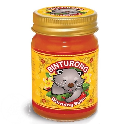 Binturong WARMING BALM, Nina Buda (Бинтуронг КРАСНЫЙ РАЗОГРЕВАЮЩИЙ БАЛЬЗАМ С ЧИЛИ ПЕРЦЕМ, Нина Буда), 50 мл.