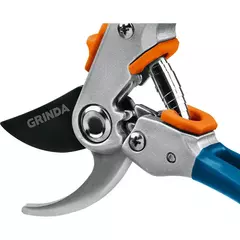 GRINDA  P-51 200 мм, с шестерённой передачей, c двухкомпонентными рукоятками, Плоскостной секатор, PROLine (423451)
