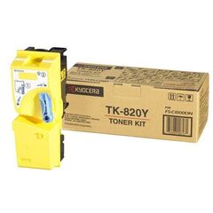 Тонер-картридж Kyocera Yellow TK-820Y для FS-C8100DN (15000 стр.)