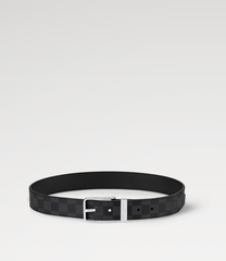 Ремень Louis Vuitton Pont Neuf чёрно-серый