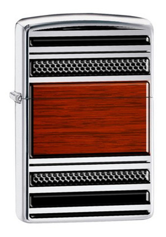 Зажигалка ZIPPO Pipe High Polish Chrome латунь/сталь серебро 36x12x56 мм (28676)