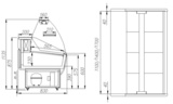 фото 3 Витрина универсальная POLUS G85 SV 1,8-1 (ВХСр-1,8 ЭКО) на profcook.ru