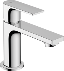 Смеситель для раковины 80, с донным клапаном, хром Hansgrohe Rebris E 72550000